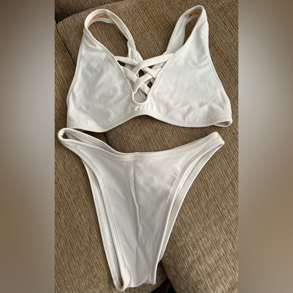 Mossimo Supply Co. White Bikini Set- Vintage